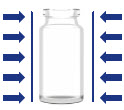 Compression in axial mode (Newton) - 30 vials