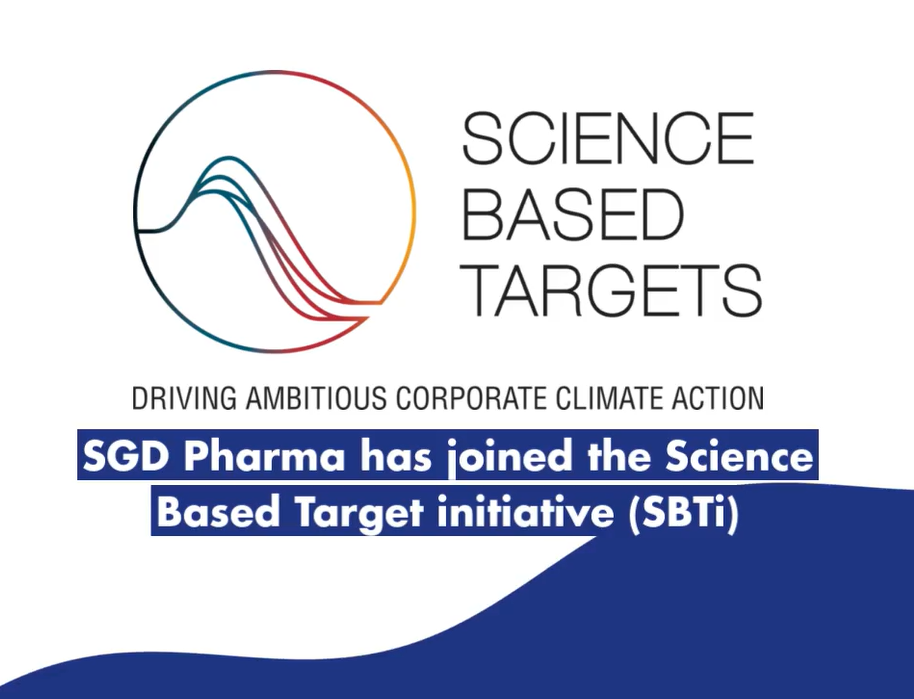 SGD Pharma joins the Science Based Targets initiative