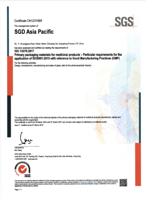 ISO 15378 SGD Asia Pacific