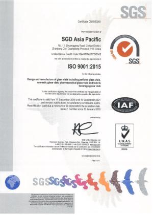 ISO 9001 SGD Asia Pacific