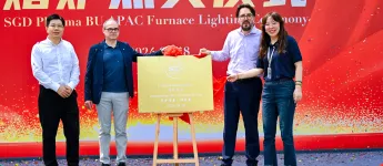 SGD Pharma Zhanjiang plant celebrated the renovation of its furnace with a lighting ceremony